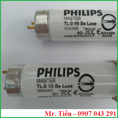 Bóng đèn Philips Master TL-D 90 De Luxe 18W/965 Made in Holland R3A588 ROHS