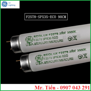 Bóng đèn so màu U35 90cm ECOLUX F25T8 SPX35 ECO 25W 3500K hãng Ge