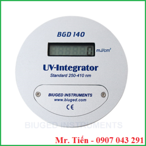 Đồng hồ điện tử đo cường độ bức xạ bóng đèn tia cực tím UV BGD 140 hãng Biuged