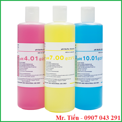 Dung dịch đệm pH để hiệu chuẩn lại máy và bút đo chính xác (pH Buffer Solution Eutech Thermo Scientific)