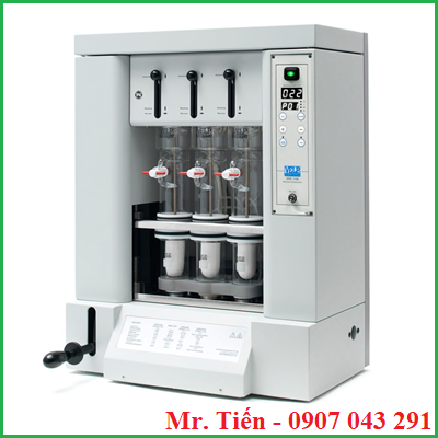 Máy chiết xuất chất béo bằng dung môi 3 vị trí SER 148/3 hãng Velp