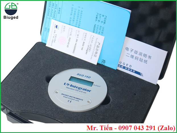 Máy đo năng lượng bức xạ bóng đèn tia cực tím UV BGD 140 Biuged Máy đo năng lượng bức xạ bóng đèn tia cực tím UV BGD 140 Biuged