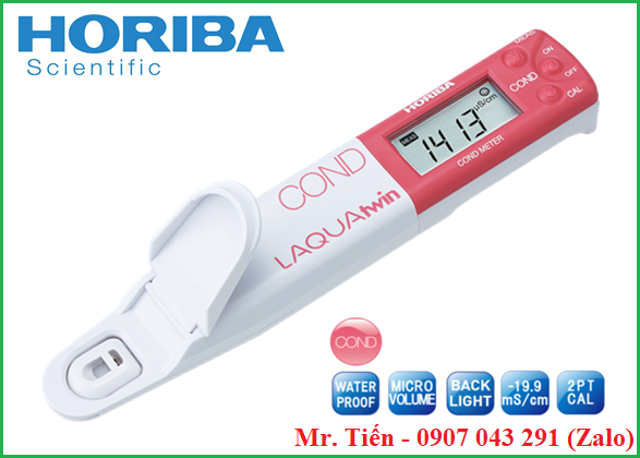 Thông số kỹ thuật của máy đo khả năng dẫn điện của nước COND meter EC11 hãng Horiba